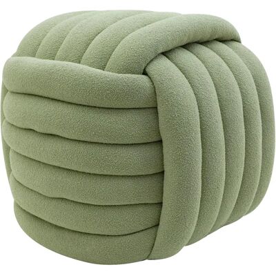 Rebecca Meubles Pouf Tawa - Vert MDF Moderne - Publicité Rebecca Meubles Pouf Tawa - Vert MDF Moderne - Publicité
