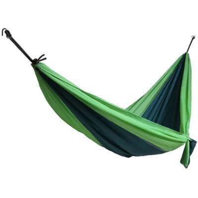 Hamaca Verde Rebecca - Nylon da Paracadute, 120kg, Campeggio Hamaca Verde Rebecca - Nylon da Paracadute, 120kg, Campeggio