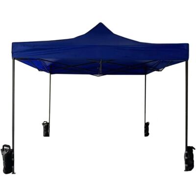 Rebecca Mobili Gazebo - Telo Blu - 3x3 - Ombra Esterna Rebecca Mobili Gazebo - Telo Blu - 3x3 - Ombra Esterna