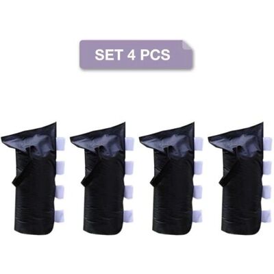 Mobili Rebecca Pesi per Gazebo - 4 pz Neri 48x22.5 - Pesi per Tende Mobili Rebecca Pesi per Gazebo - 4 pz Neri 48x22.5 - Pesi per Tende