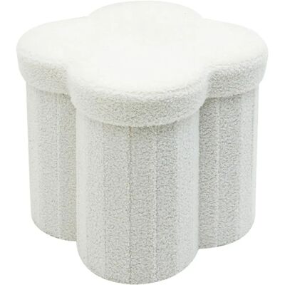 Mobili Rebecca Rebecca Pouf de rangement - 40x40x40 MDF Blanc Moderne - Publicité Mobili Rebecca Rebecca Pouf de rangement - 40x40x40 MDF Blanc Moderne - Publicité