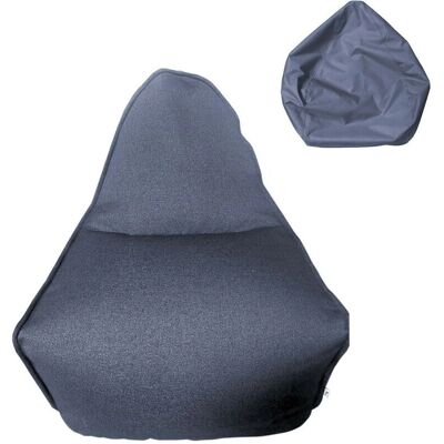 Mobili Rebecca Rebecca Pouf in Poliestere Blu - Interno 70x80x90 Mobili Rebecca Rebecca Pouf in Poliestere Blu - Interno 70x80x90