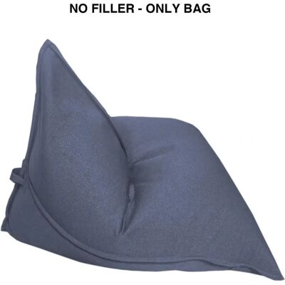 Rebecca Blau Polyester Puf Funda - 50x110x130 - Puf Überzug Rebecca Blau Polyester Puf Funda - 50x110x130 - Puf Überzug