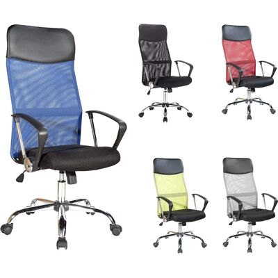 Chaise de bureau Rebecca - Mobilier de bureau ergonomique bleu - Publicité Chaise de bureau Rebecca - Mobilier de bureau ergonomique bleu - Publicité