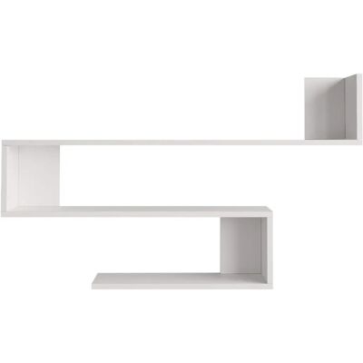 Étagère Murale Rebecca Mobili Limba - Blanc Moderne - Type de Produit - Publicité Étagère Murale Rebecca Mobili Limba - Blanc Moderne - Type de Produit - Publicité