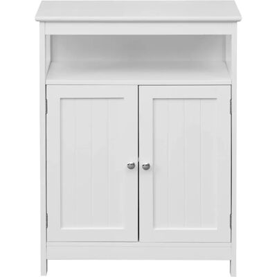 Rebecca Weißer Badezimmerschrank mit Regalen - Badmöbel Rebecca Weißer Badezimmerschrank mit Regalen - Badmöbel