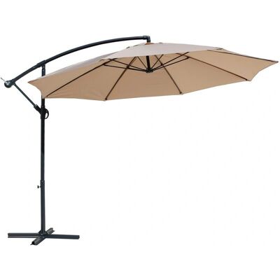 Mobili Rebecca Rebecca Furniture Gartenschirm Beige - 3x3 - Gartenschirm Mobili Rebecca Rebecca Furniture Gartenschirm Beige - 3x3 - Gartenschirm