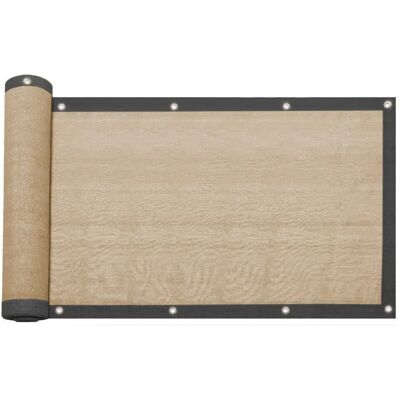 Rebecca Barriera Antivento - Schermo Ombreggiante per Balcone - Beige 10m Rebecca Barriera Antivento - Schermo Ombreggiante per Balcone - Beige 10m