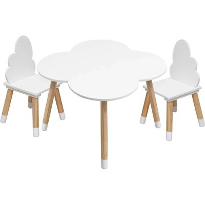 Set di Mobili Rebecca Rebecca - Tavolo e 2 Sedie per Bambini Set di Mobili Rebecca Rebecca - Tavolo e 2 Sedie per Bambini