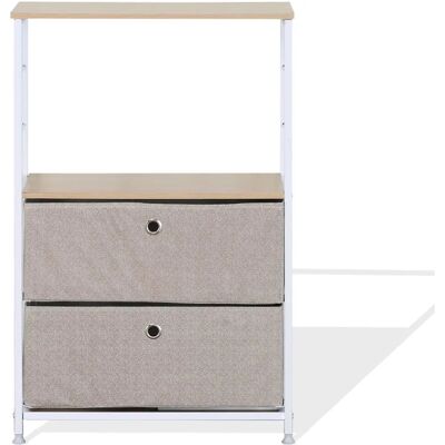 Mobili Rebecca Rebecca Schubladenschrank - Weiß Beige - Vielseitiger Stauraum Mobili Rebecca Rebecca Schubladenschrank - Weiß Beige - Vielseitiger Stauraum