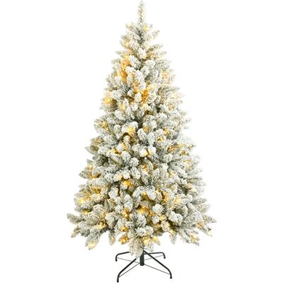 Árbol de Navidad Nevado Rebecca 210cm con 1000 ramas y 400 luces LED Árbol de Navidad Nevado Rebecca 210cm con 1000 ramas y 400 luces LED