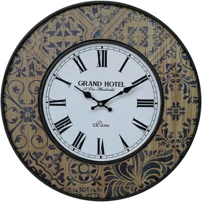 Mobili Rebecca Groß Wanduhr Blau Weiß MDF Metall - Wanduhr Mobili Rebecca Groß Wanduhr Blau Weiß MDF Metall - Wanduhr