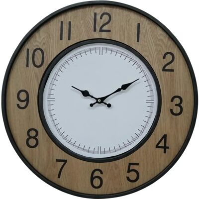 Rebecca Vintage Wanduhr - 50cm MDF Metall Dekor Rebecca Vintage Wanduhr - 50cm MDF Metall Dekor