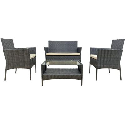 Conjunto de Muebles de Exterior Rebecca - Para 4 Personas Conjunto de Muebles de Exterior Rebecca - Para 4 Personas