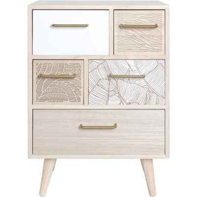 Rebecca Mobili Helles Holz Mehrzweck-Kommode Rebecca Mobili Helles Holz Mehrzweck-Kommode