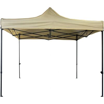 Mobili Rebecca Aneto 3x3 mt Beige Metal Gazebo - Pabellón Mobili Rebecca Aneto 3x3 mt Beige Metal Gazebo - Pabellón