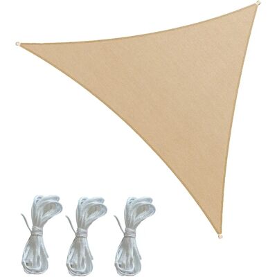 Marquise en polyester imperméable Rebecca - Mopane 360x360x360 - Acier Beige Sombre - Publicité Marquise en polyester imperméable Rebecca - Mopane 360x360x360 - Acier Beige Sombre - Publicité