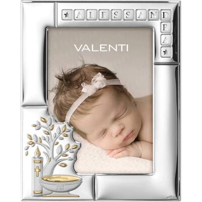 Valenti Argenti Baby Minnie Fotocollage - Taufe, Silber PVD, 13x18 cm Valenti Argenti Baby Minnie Fotocollage - Taufe, Silber PVD, 13x18 cm