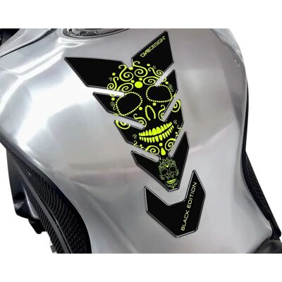 Onedesign - Black Edition Skull - Protezione serbatoio adesivo Onedesign - Black Edition Skull - Protezione serbatoio adesivo