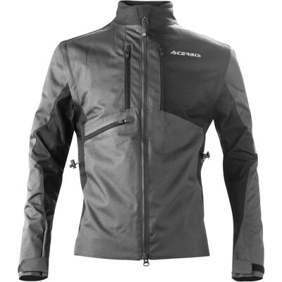 Giacca tessile per moto Acerbis Enduro One - Nero Grigio - Vestibilità sportiva Giacca tessile per moto Acerbis Enduro One - Nero Grigio - Vestibilità sportiva