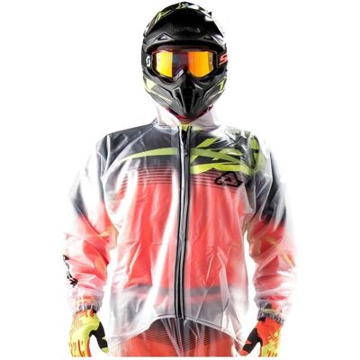 Veste de pluie transparente Acerbis Rain 3.0 blanche - Publicité Veste de pluie transparente Acerbis Rain 3.0 blanche - Publicité
