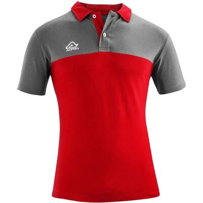 Acerbis Belatrix Rood-Grijs Polo - Sportkleding Acerbis Belatrix Rood-Grijs Polo - Sportkleding