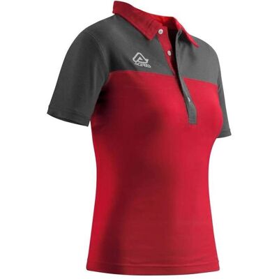 Acerbis Belatrix Rotes Polo - Polo-Shirt Acerbis Belatrix Rotes Polo - Polo-Shirt