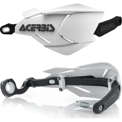 Acerbis X-factory Handguards - White / Black - Kx250f, Xef 450 - Handguards Acerbis X-factory Handguards - White / Black - Kx250f, Xef 450 - Handguards