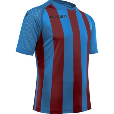 T-Shirt de sport bleu Johan d'Acerbis - Maillot de sport - Publicité T-Shirt de sport bleu Johan d'Acerbis - Maillot de sport - Publicité