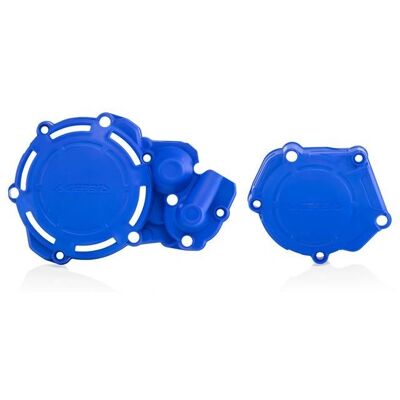 Protecteur de Couvercle Moteur Yamaha Yz250 Bleu - Publicité Protecteur de Couvercle Moteur Yamaha Yz250 Bleu - Publicité
