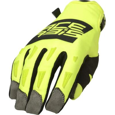 Guanti da motocross Acerbis WP Omologati - Nero Giallo - M Guanti da motocross Acerbis WP Omologati - Nero Giallo - M