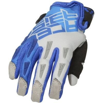 Gants de Moto Cross Enfants Acerbis X-K - Enduro, Gris Bleu - Publicité Gants de Moto Cross Enfants Acerbis X-K - Enduro, Gris Bleu - Publicité