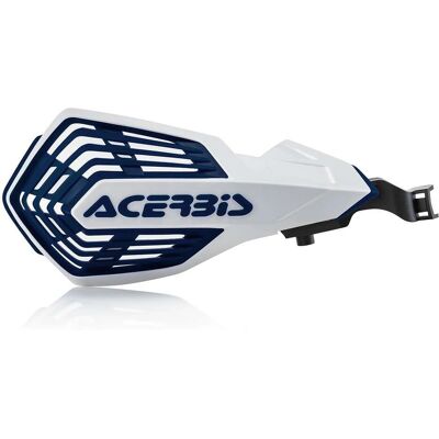 Acerbis K-future Hand Guard - Impact-Resistant, Ventilated, White/Blue Acerbis K-future Hand Guard - Impact-Resistant, Ventilated, White/Blue
