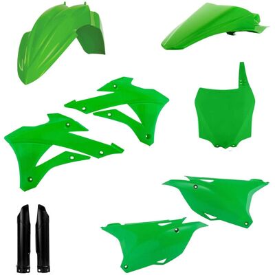 Kit Plastiques Acerbis Kawasaki Kx 100 - Réplica Couleur - Publicité Kit Plastiques Acerbis Kawasaki Kx 100 - Réplica Couleur - Publicité