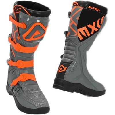 Botas de Motocross Acerbis X-Team - Ligeras, Resistentes a la Abrasión, Unisex Botas de Motocross Acerbis X-Team - Ligeras, Resistentes a la Abrasión, Unisex