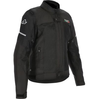Giacca tessile per moto da donna Acerbis Ruby - Nera - Vestibilità sportiva Giacca tessile per moto da donna Acerbis Ruby - Nera - Vestibilità sportiva