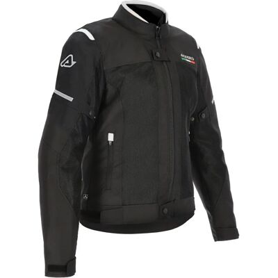 Giacca in tessuto per moto da donna Acerbis On Road Ruby - Nero Bianco Giacca in tessuto per moto da donna Acerbis On Road Ruby - Nero Bianco