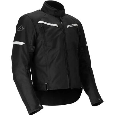 Giacca tessile per moto Acerbis X-Street - Nero - Vestibilità sportiva Giacca tessile per moto Acerbis X-Street - Nero - Vestibilità sportiva