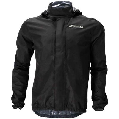 Giacca Antipioggia Acerbis X-Dry - Impermeabile e traspirante 10K/5K - Unisex Nero 3XL Giacca Antipioggia Acerbis X-Dry - Impermeabile e traspirante 10K/5K - Unisex Nero 3XL