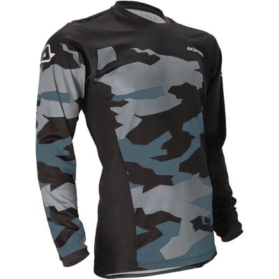 Maglia Motocross Invernale Acerbis X-Duro - Nero Grigio - L - Unisex Maglia Motocross Invernale Acerbis X-Duro - Nero Grigio - L - Unisex