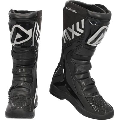 Bottes de Motocross Acerbis X-Team - Légères, Noires, Taille 46 - Publicité Bottes de Motocross Acerbis X-Team - Légères, Noires, Taille 46 - Publicité