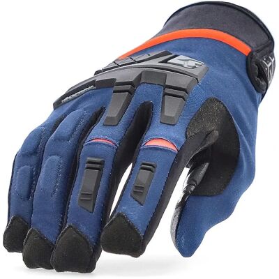 Gants Moto Cross Enduro Acerbis CE X-ENDURO Bleu Orange - Unisex - Publicité Gants Moto Cross Enduro Acerbis CE X-ENDURO Bleu Orange - Unisex - Publicité