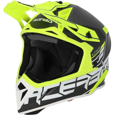 Casque de Motocross Acerbis Steel Carbon 2023 - Noir Jaune M - Publicité Casque de Motocross Acerbis Steel Carbon 2023 - Noir Jaune M - Publicité