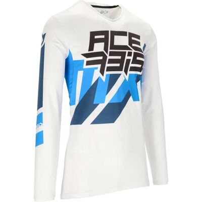 Acerbis - X-Flex Three - White Blue - L - Maglia Acerbis - X-Flex Three - White Blue - L - Maglia