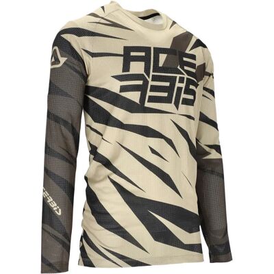 Maglia da motocross Acerbis J-Windy 4 - Nero/Beige - L Maglia da motocross Acerbis J-Windy 4 - Nero/Beige - L