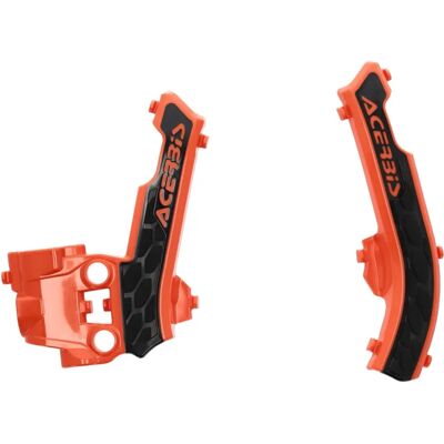 Acerbis Motorcycle Frame Protectors - Husqvarna TC 50, Gas Gas MC-e 5, Naranja / Negro Acerbis Motorcycle Frame Protectors - Husqvarna TC 50, Gas Gas MC-e 5, Naranja / Negro
