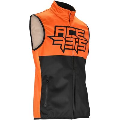 Gilet Softshell Mx Acerbis Noir Orange S - Unisexe - Publicité Gilet Softshell Mx Acerbis Noir Orange S - Unisexe - Publicité