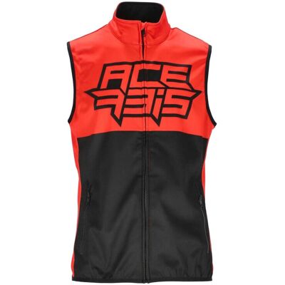 Chaleco Softshell Acerbis Noir Rouge 3XL - Publicité Chaleco Softshell Acerbis Noir Rouge 3XL - Publicité