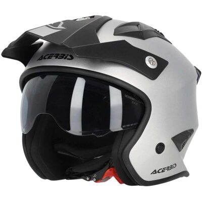 Casco Acerbis Jet Aria Plateado Metálico 2XL - Casco Casco Acerbis Jet Aria Plateado Metálico 2XL - Casco