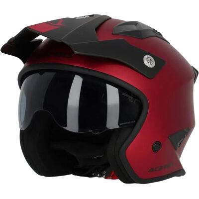 Capacete Jet Aria Metallic Vermelho Metálico Xl ACERBIS - Helmet Capacete Jet Aria Metallic Vermelho Metálico Xl ACERBIS - Helmet